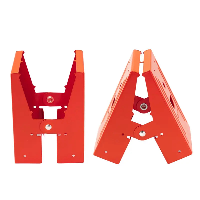 🛠️ 2Pcs Heavy Duty Sawhorse Brackets with Down Clamp