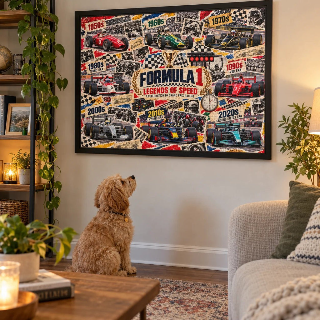 Formula 1: Legends of Speed – 500/1000 Piece Jigsaw Puzzle