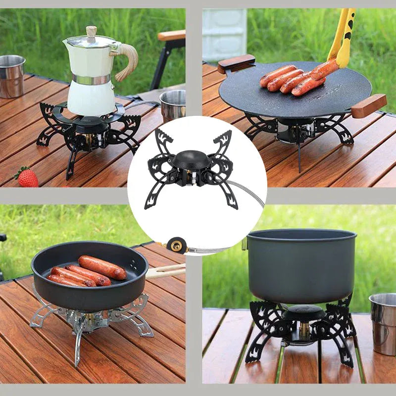 🔥Last Day 49% OFF🔥Outdoor Split Gas Stove Camping Portable Windproof Tea Stove