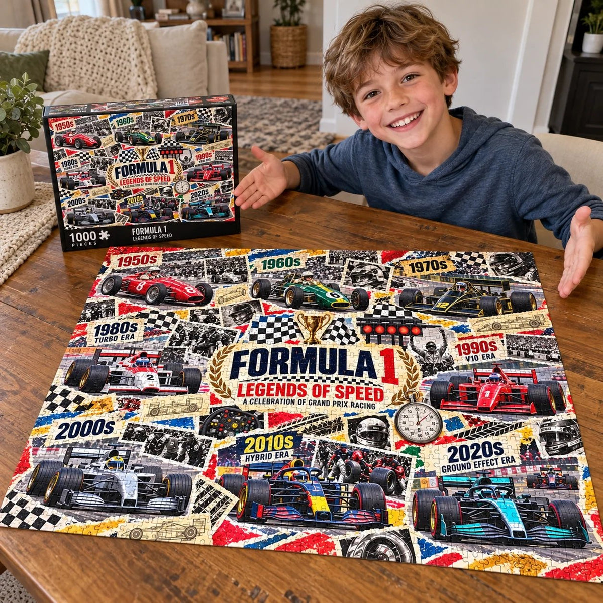 Formula 1: Legends of Speed – 500/1000 Piece Jigsaw Puzzle