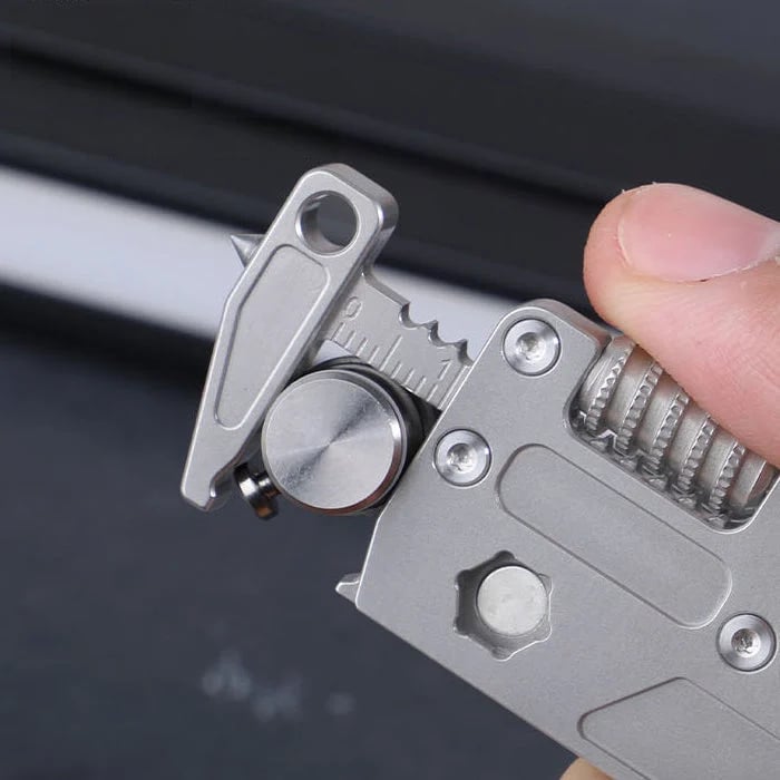 Portable Titanium 10‐In‐One Outdoor Multi‐Function Tool
