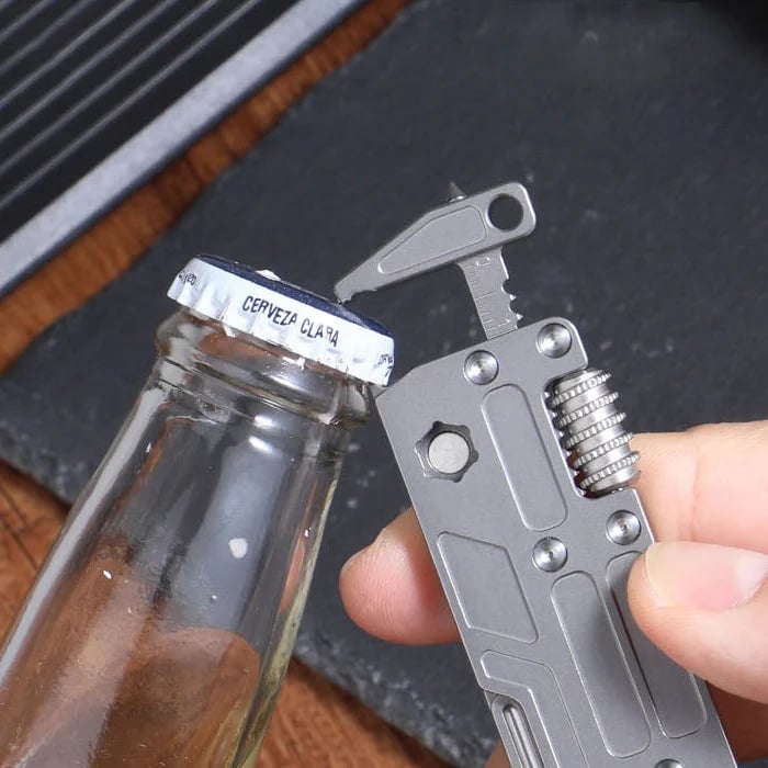 Portable Titanium 10‐In‐One Outdoor Multi‐Function Tool