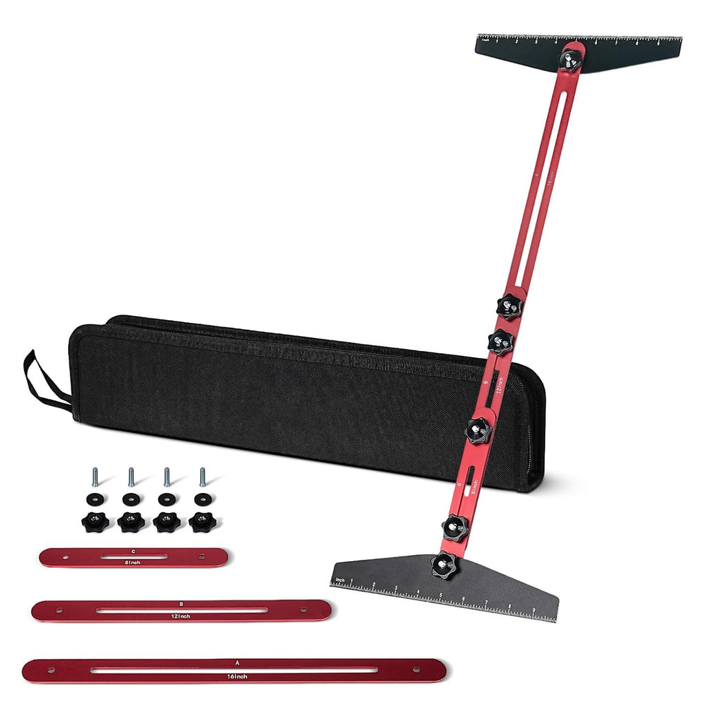 🔨Adjustable Stair Measuring Tool – Multi-Angle Layout Gauge for Woodworking & Renovation📐