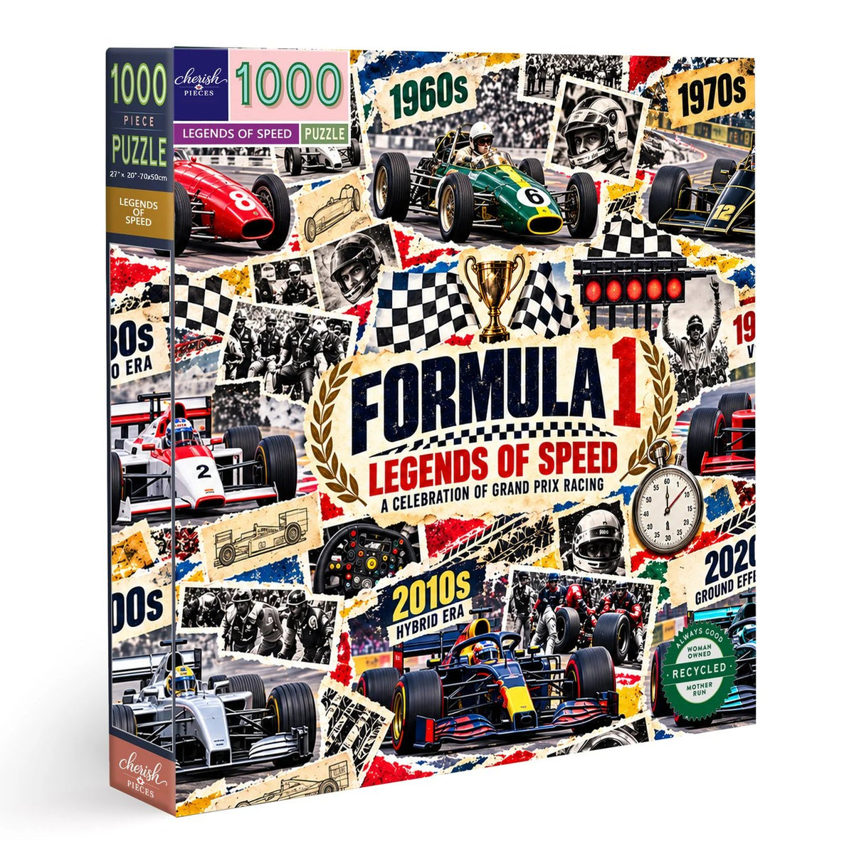 Formula 1: Legends of Speed – 500/1000 Piece Jigsaw Puzzle