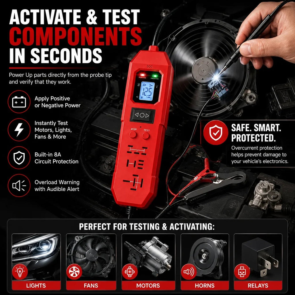 🔧 3-in-1 Automotive Power Circuit Probe & Relay Tester – 12V/24V Electrical Diagnostic Tool |📦Buy 2 Free Shipping