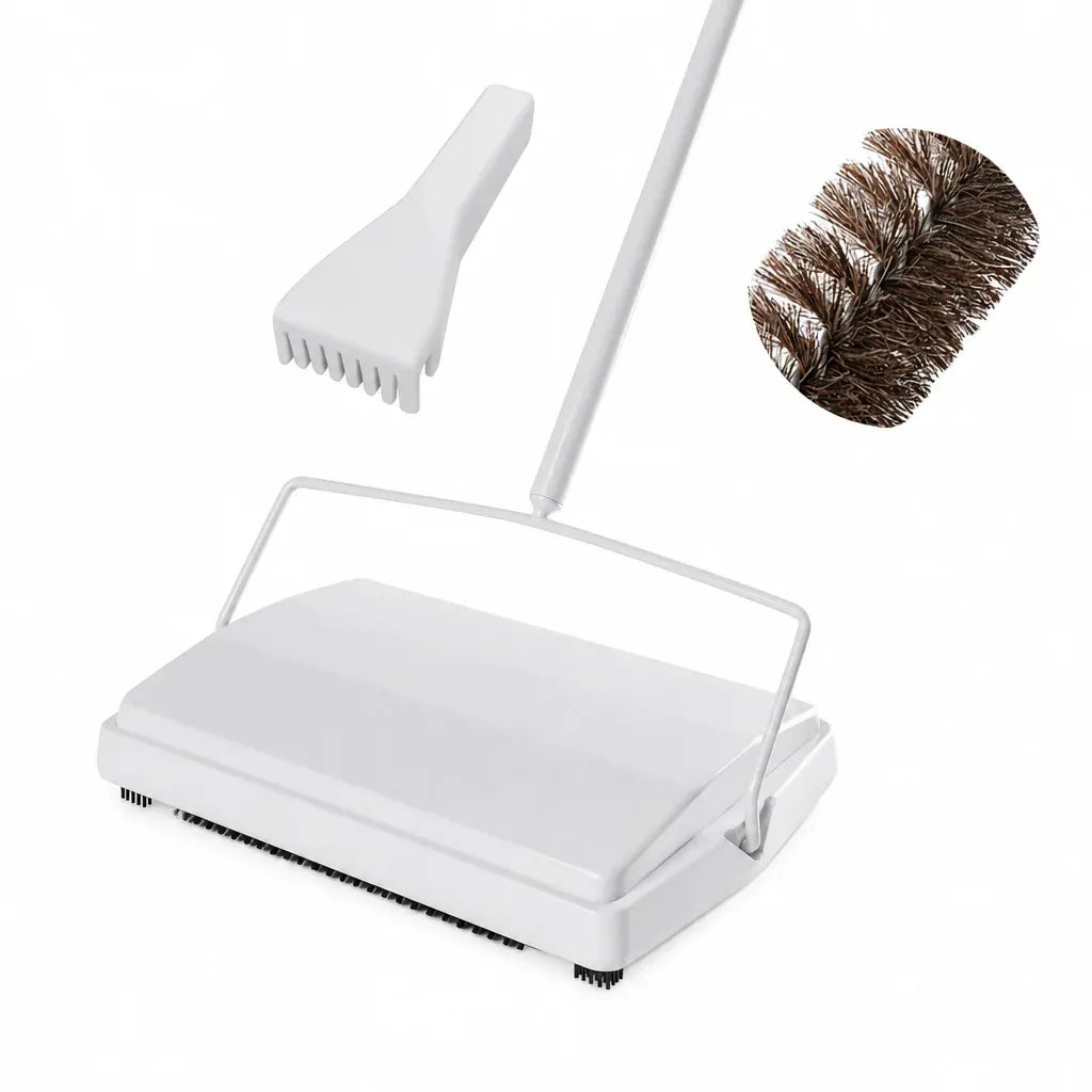🎃Halloween Deal 49% OFF!🧹Hand Push Manual Carpet Sweeper