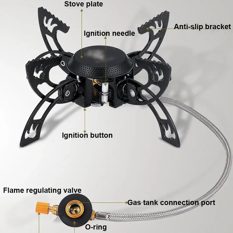 🔥Last Day 49% OFF🔥Outdoor Split Gas Stove Camping Portable Windproof Tea Stove