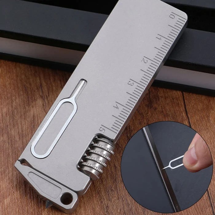 Portable Titanium 10‐In‐One Outdoor Multi‐Function Tool