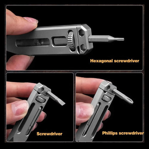4 in 1 Titanium Multitool Pry Bar